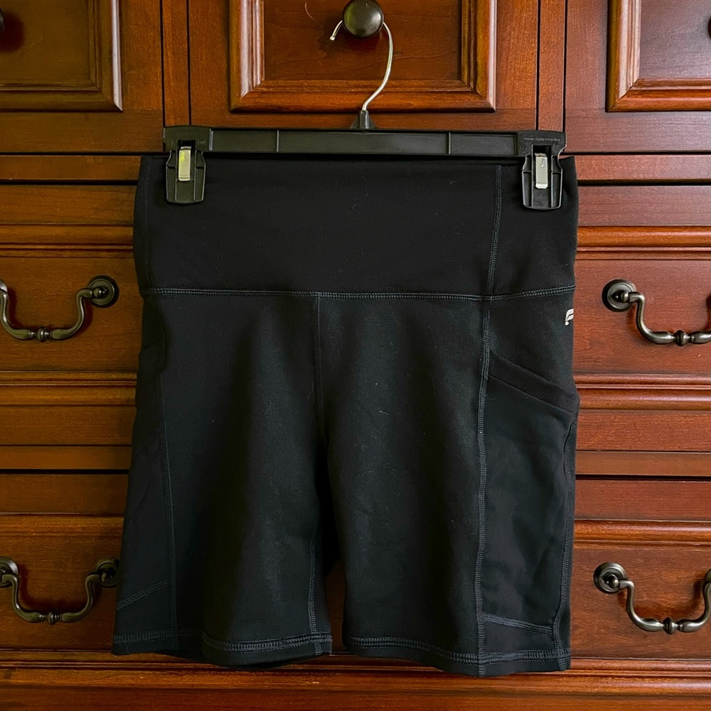 Fabletics Black Biker Shorts